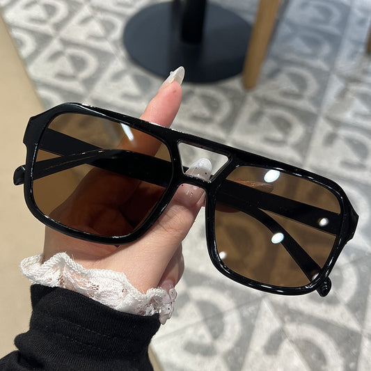 Double Beam Candy Color Sunglasses for Chic Summer Style