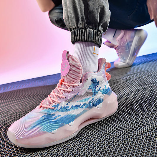 Luminous High-Top Basketball Shoes Stylish & Glow-in-the-Dark