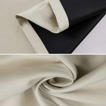 Polyester Grommet Thermal Blackout Curtains 52×63 In Set of 2