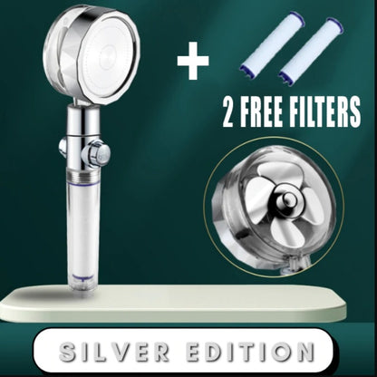 Buy Shower Head Water Saving – 360° Rotating ABS Rain Nozzle