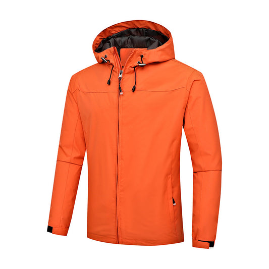 Outdoor Windproof Waterproof All Season Jacket for Men Hiking