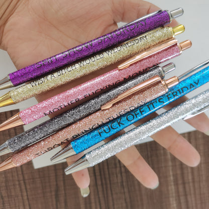 7PCs Retractable Ballpoint Pen