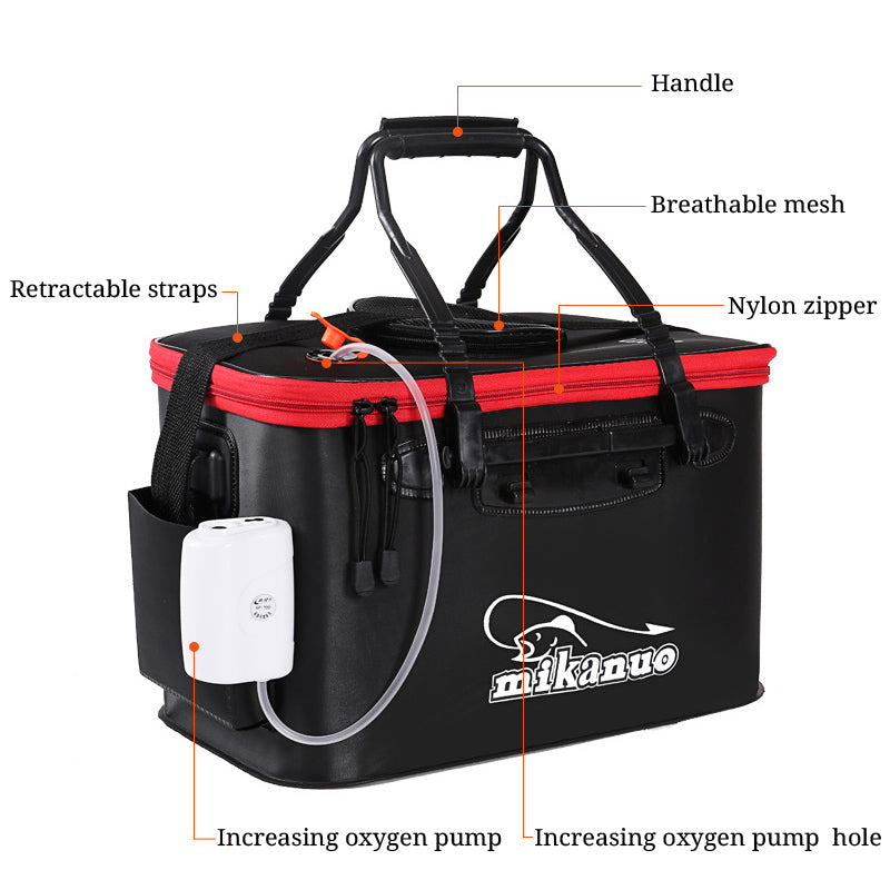 Buy EVA Portable Fishing Bag Live Fish Tank Bucket Tackle Storage