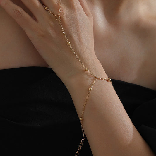 Buy Stylish Ring Bracelet with Premium Light-Luxury Finish