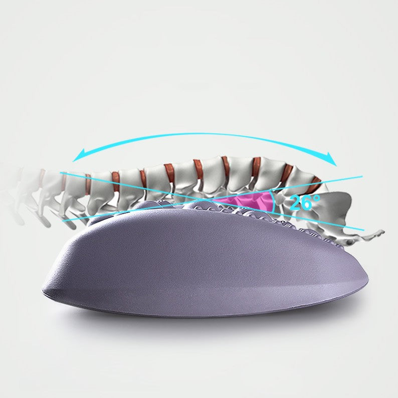Lumbar Support Pillow for Lower Back Pain Relief Massager