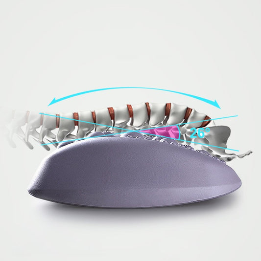 Lumbar Support Pillow for Lower Back Pain Relief Massager