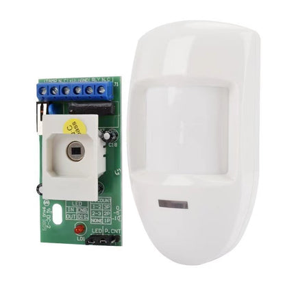 Wired PIR Motion Sensor Wall Mount Alarm Security System