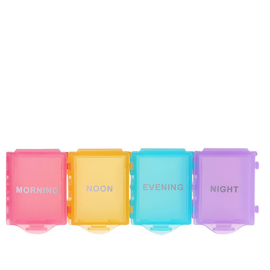 Smart Weekly Pill Organizer with Alarm Reminder Support