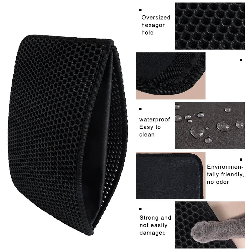 Waterproof EVA Double Layer Cat Litter Pad Cleaning Mat