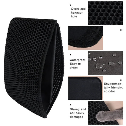 Waterproof EVA Double Layer Cat Litter Pad Cleaning Mat