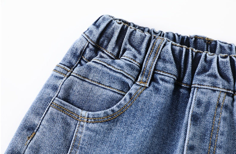 Children’s Spring & Autumn  Jeans – Lightweight Comfortable Casual Kids Wear