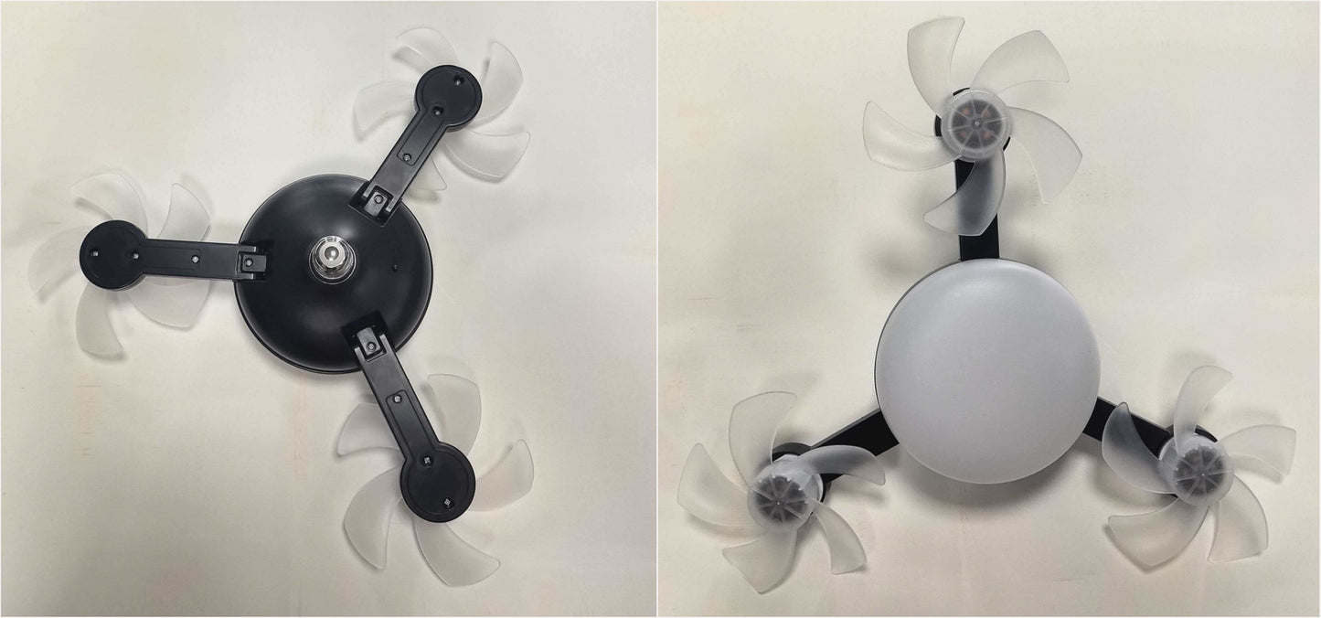 Ceiling Fan Light with Variable Frequency Motor