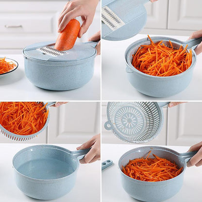 Buy 8 In 1 Mandoline Vegetable Slicer with Peeler & Grater Pro