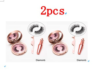 Magnetic Liquid Eyeliner with False Eyelashes and Tweezer