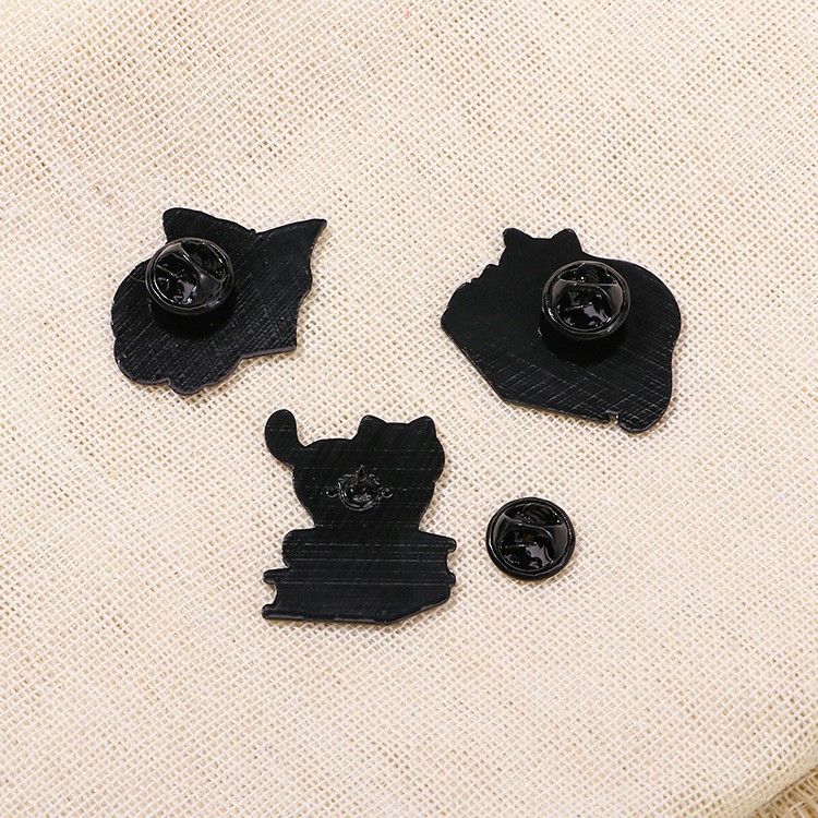 Original Cat-Shaped Oil-Drop Alloy Brooch Stylish Jewelry