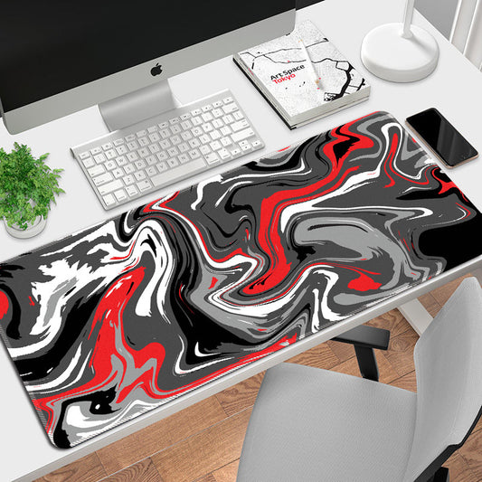 Abstract Fluid Pattern Mouse Pad Customizable Desk Mat
