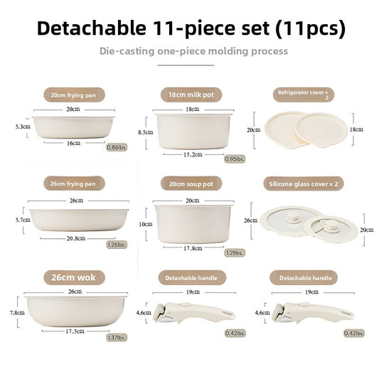 Nonstick Cookware Set for Easy Home Kitchen Cooking Use Kit
