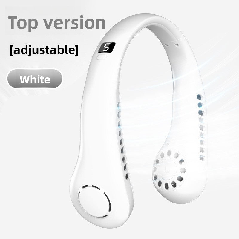 Portable Bladeless Neck Fan with USB Charging and Airflow