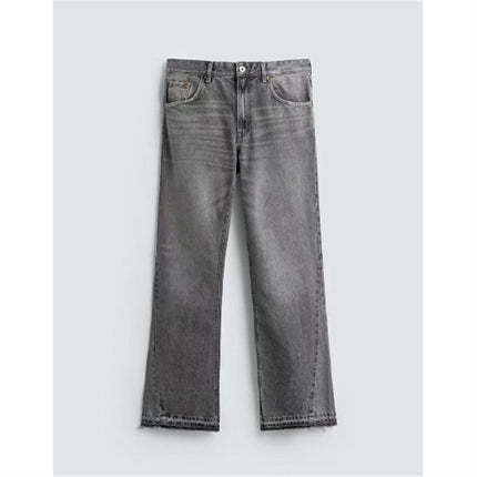 Slim-Fit Denim Jeans with Washed Finish and Pocket Detailing