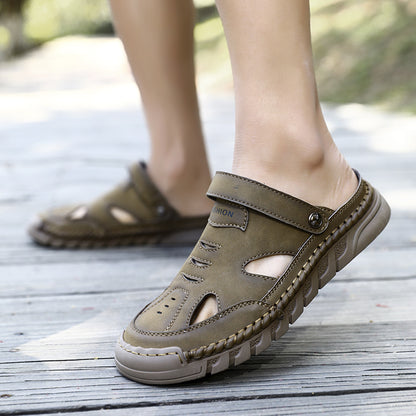 Buy New Plus Size Closed Toe Sandals For Men Comfortable Fit