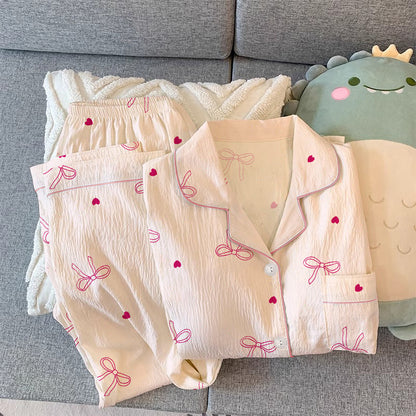 Buy High-Value Korean-Style Wrinkled Fabric Women’s Suit Set