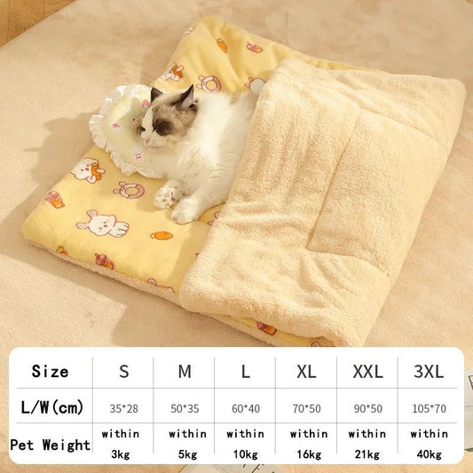 Autumn Winter Dog Litter Blankets Keep Small Dogs Warm Cozy