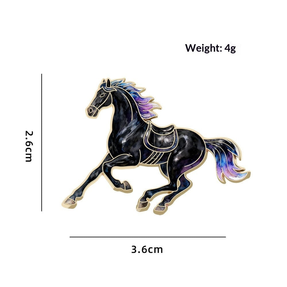 Cute Animal Zodiac Year Gift Brooch Trendy Jewelry Accessory