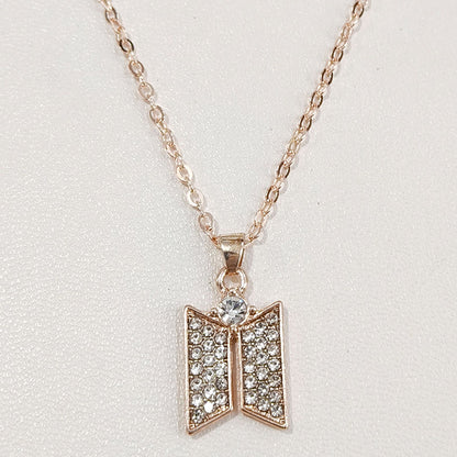 Butterfly Zircon Necklace Pendant Personalized Trendy Accessory