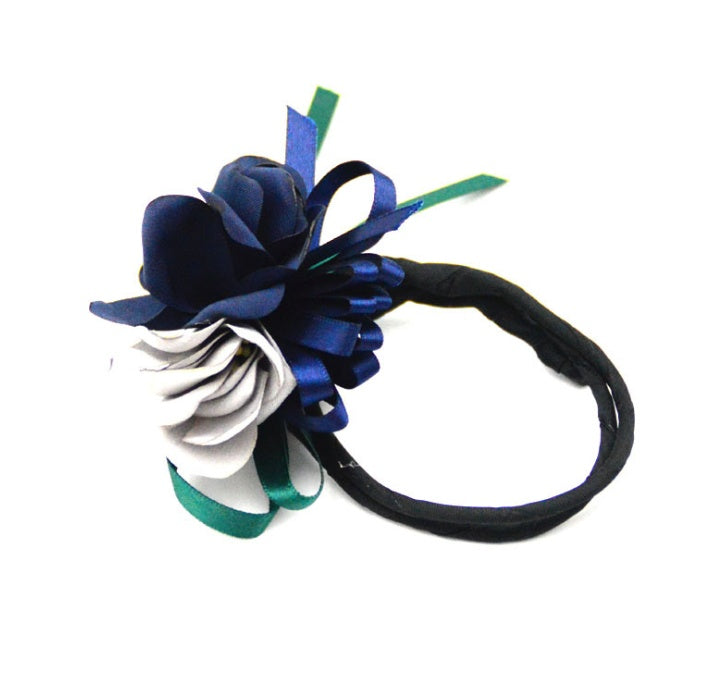 Bun Hair Half Bun Pearl Flower Hair Korean Hair Accessory