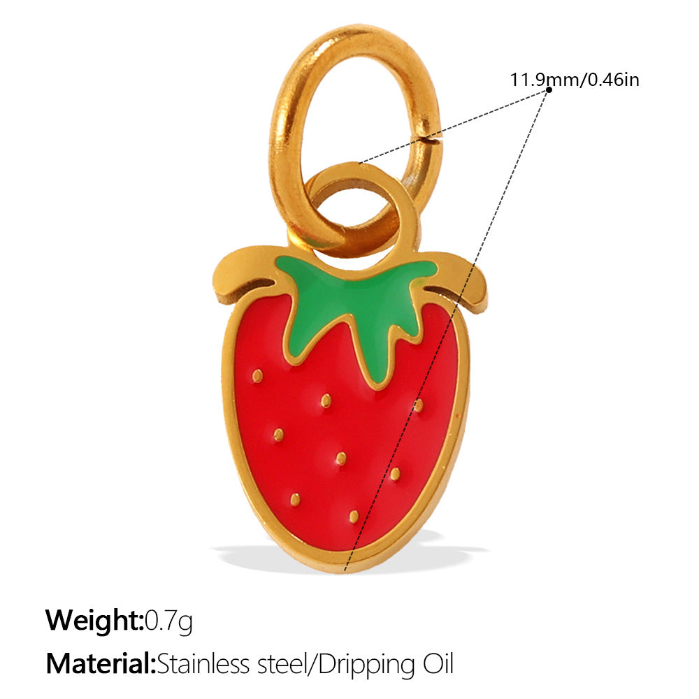 Colorful Drip-Oil Pendant Stylish Necklace Designed for Women