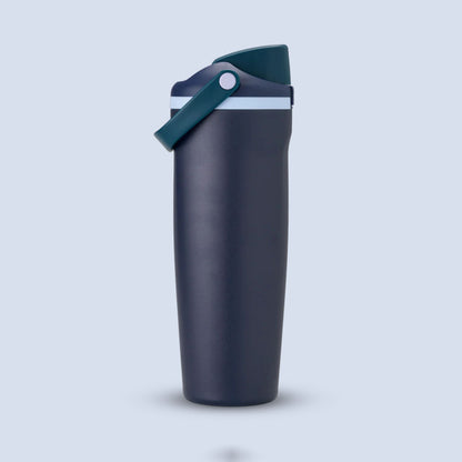 Stainless Steel Insulated Cup with Straw and Handle