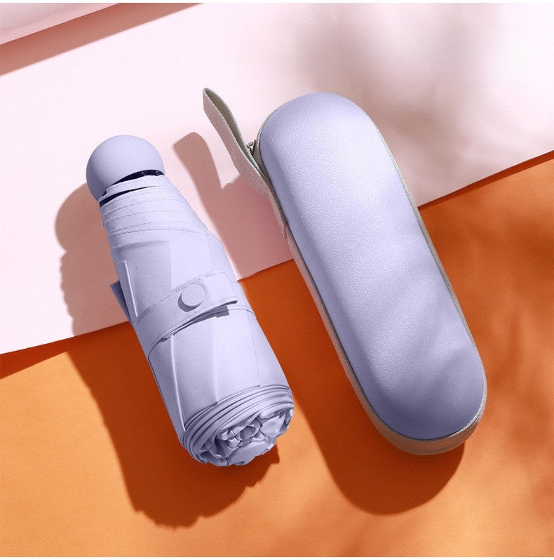 Capsule Umbrella for Portable Rain Travel Protection Use Now
