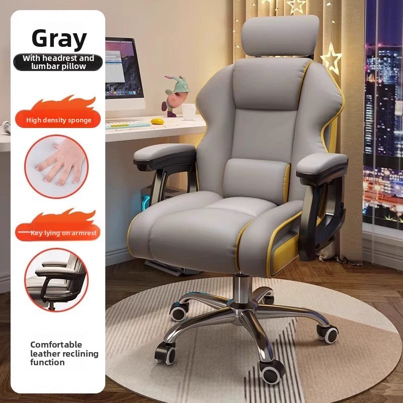 Adjustable Lumbar Support Ergonomic Office Chair for Comfort
