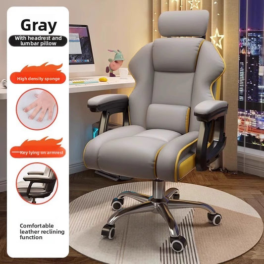 Adjustable Lumbar Support Ergonomic Office Chair for Comfort