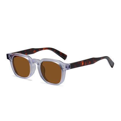 Fashion Round Frame Studded Sunglasses for Eye Protection