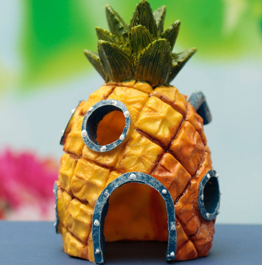 Buy Pineapple House for Aquarium Fish Tank Decorative Ornament