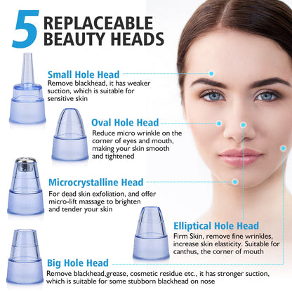 Buy Blackhead Pore Vacuum Cleaner – Suction Face Tool for Clear Skin