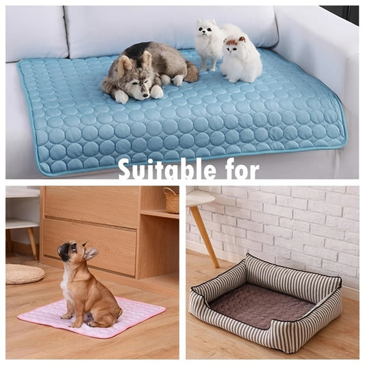 Extra Large Dog Cooling Mat Summer Cold Bed for Small & Large Pets