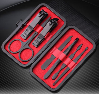Nail Manicure Set 7 Clippers and Multi-Function Grooming Kit