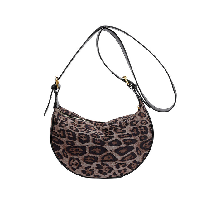 Buy Retro Leopard Print Crossbody Bag – Trendy Womens Shoulder Bag