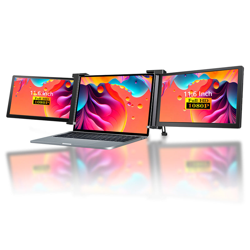 Portable Multi-Screen Display Notebook Sub-Screen Single Dual
