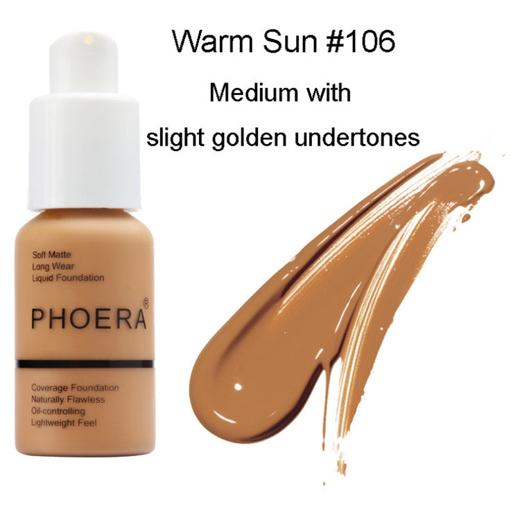 Oil Control Matte Concealer Foundation Cream – Natural Look