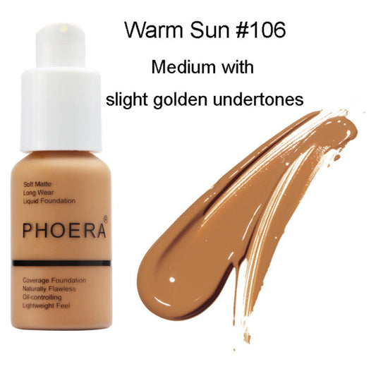 Oil Control Matte Concealer Foundation Cream – Natural Look