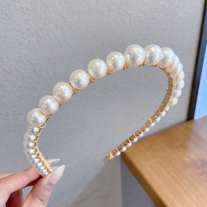 Buy Elegant Thin Pearl Headband for Girls and Women Fashion.