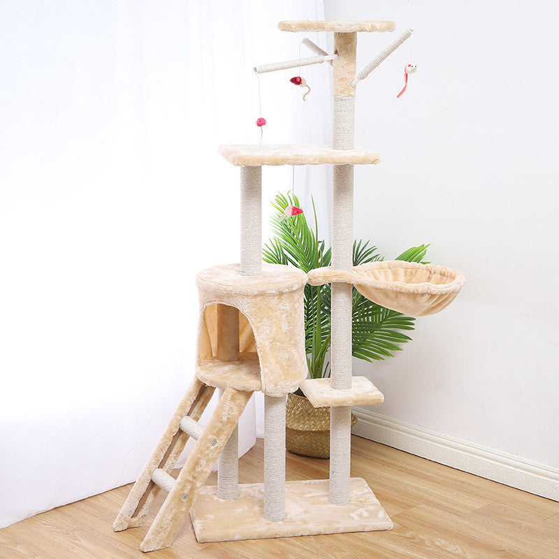 Buy Indoor Cat Climber and Cat House for Play Rest and Exercise