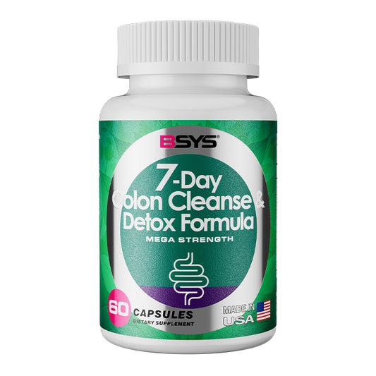 BSYS 7 Day Colon Cleanse & Detox Formula 60 Tablets