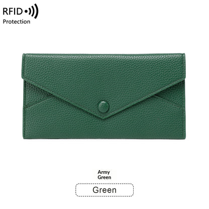 RFID Anti-Theft Women’s Wallet New Stylish Security Wallet