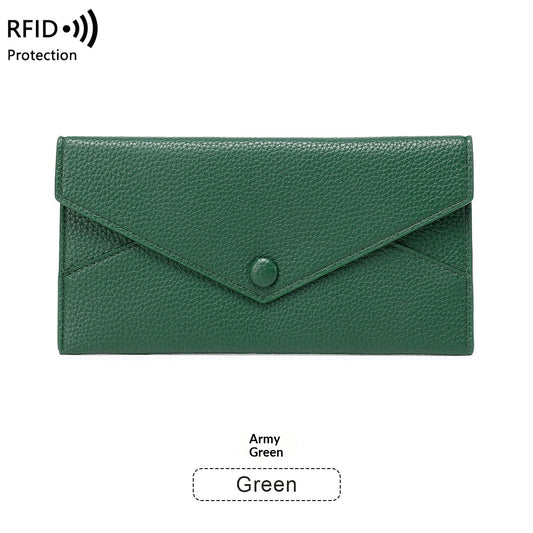 RFID Anti-Theft Women’s Wallet New Stylish Security Wallet