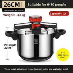 26x26cm 10L FoldableHandle 316Steel