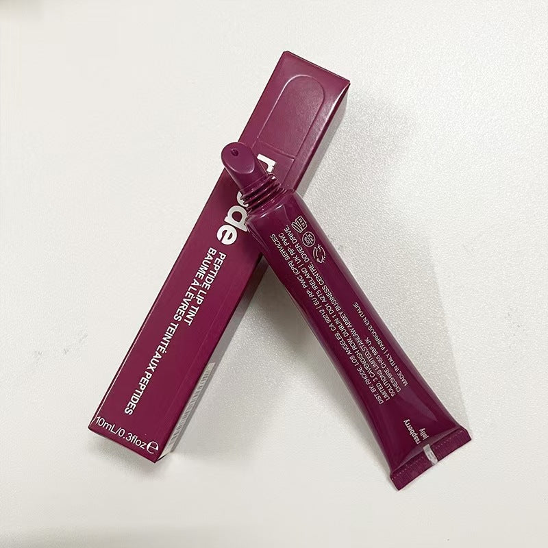 Moisturizing tinted lip gloss and lipstick